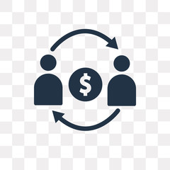 Trade vector icon isolated on transparent background, Trade  transparency concept can be used web and mobile