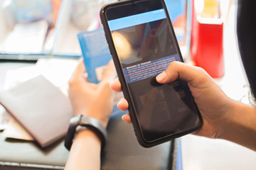 Registration employees are putting nano SIM cards in the store for customers to buy.