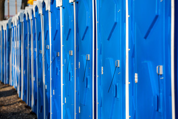 A large number of street toilets