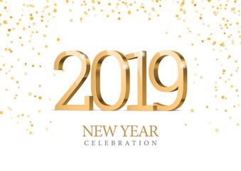 Vector text Design 2019.