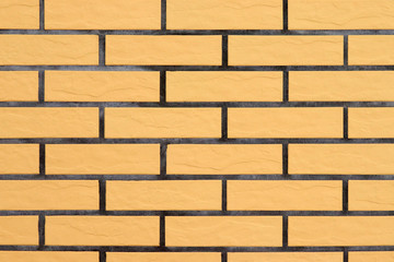 Yellow brick wall 
