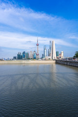 Naklejka premium panoramic city skyline