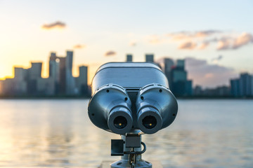 view of binoculars