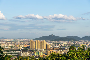 Fototapeta premium panoramic city skyline