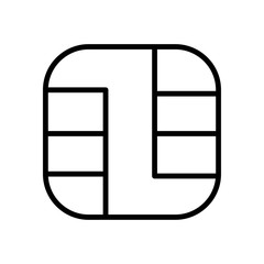 Chip vector icon