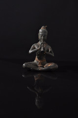 Mirror image of Buddha