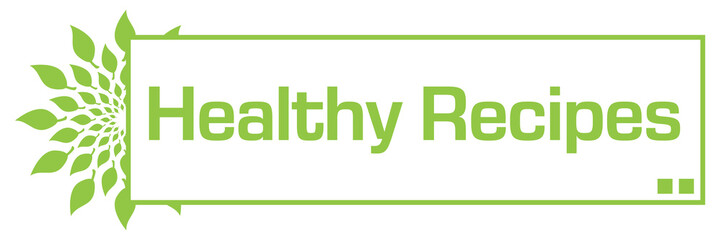 Healthy Recipes Leaves Circular Bar 