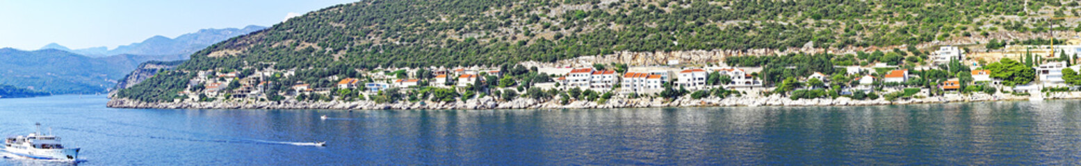 Fototapeta na wymiar Costa de Dubrovnik, Croacia, Europa