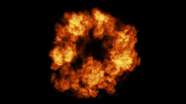4k Smoke Explosion Fx Background Animation/ Animation of a powerful smoke explosion wave effect with fluid distortion and turbulence effects