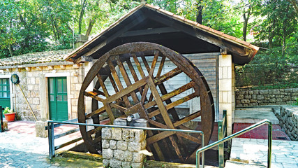 Molino de agua en Dubrovnik, Croacia, Europa