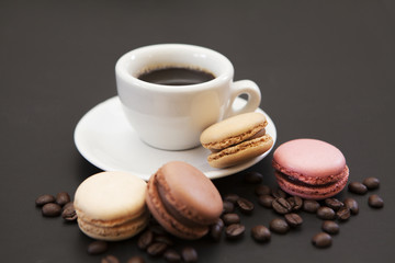 café et macarons
