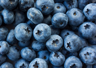 Fresh Blueberry Background. Texture blueberry berries close up