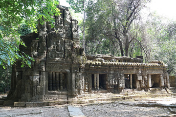 Structure in Angkor Thom temple complex, Cambodia
