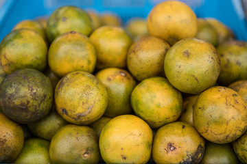 Ripe tangerine Ready to eat