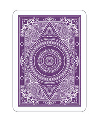 Playing cards in vintage style for poker. Original design, many small details, retro style	
