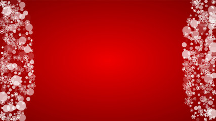 Christmas snowflakes background