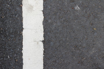 Road texture with one white line