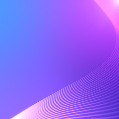 Abstract background with a colorful dynamic wave. Glowing lines on bright background.