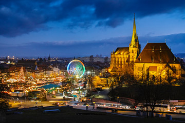 Obraz premium Christmas Market Erfurt, Germany