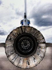 Naklejka premium Business end F16