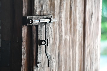 An old door latch of a church in Mexico-City.