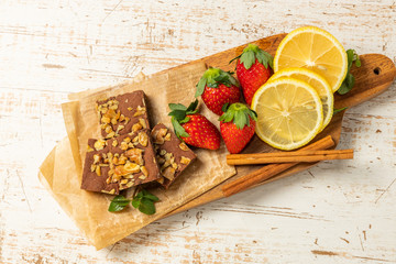 チョコレートブラウニーケーキ chocolate brownie cake