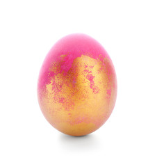 Easter egg on white background