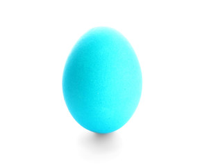 Easter egg on white background
