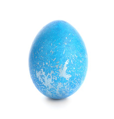 Easter egg on white background