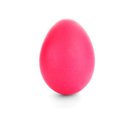 Easter egg on white background
