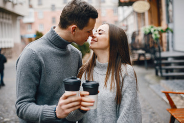 couple with coffee