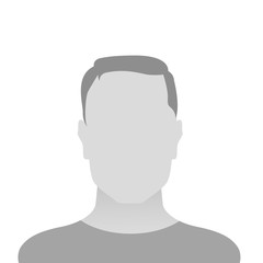 Person gray photo placeholder man