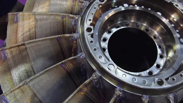 Turbine wheel made by innovative 3D printing method.