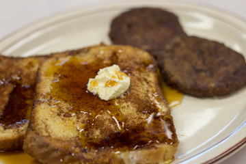 French Toast and Sausage