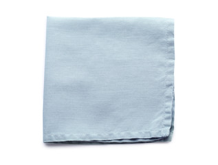 Clean kitchen towel on white background