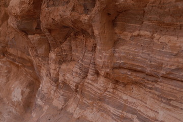 Red stone wall with gradient