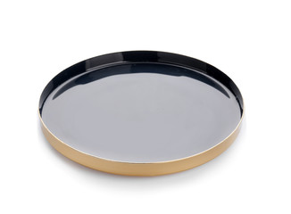 Clean color plate on white background