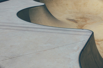 Skate park bowl in detail - 239324150