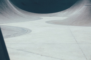 Urban skate park detail