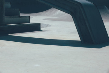 Urban skate park details