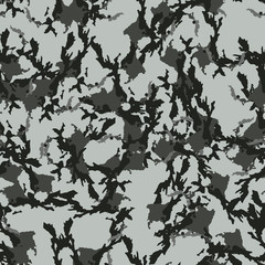 Urban camouflage of various shades of green and gray colors