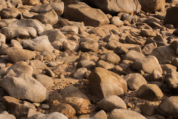 Sea stone background  in Nai Yang Beach Phuket Thailand