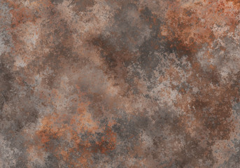 weathered rusty colored wall