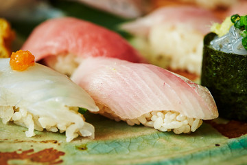 Japanese sushi set