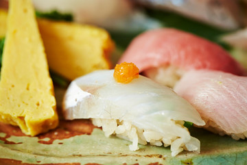 Japanese sushi set