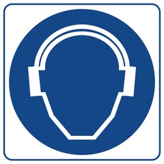 Mandatory Signs - Ears Protection Must Be Worn In This Area