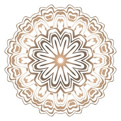Ornamental round lace. Sacred oriental mandala. color floral ornament. Modern Decorative vector illustraation