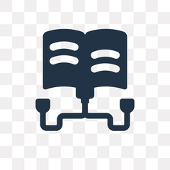 Audio book vector icon isolated on transparent background, Audio book  transparency concept can be used web and mobile