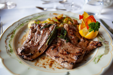 Fried liver