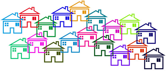  ensemble de maisons imbriquées